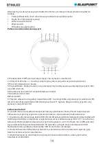 Preview for 12 page of Blaupunkt BT08LED Owner'S Manual