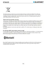 Preview for 72 page of Blaupunkt BT08LED Owner'S Manual