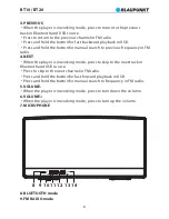 Предварительный просмотр 8 страницы Blaupunkt BT10 Owner'S Manual