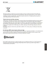 Preview for 71 page of Blaupunkt BT11ALU Owner'S Manual