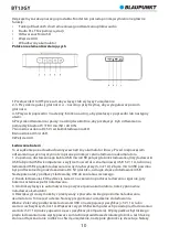 Preview for 12 page of Blaupunkt BT13GY Owner'S Manual