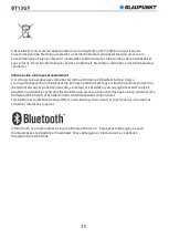 Preview for 32 page of Blaupunkt BT13GY Owner'S Manual