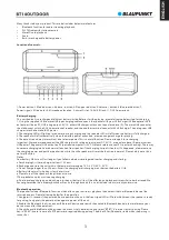 Preview for 5 page of Blaupunkt BT14OUTDOOR Owner'S Manual