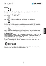 Preview for 29 page of Blaupunkt BT14OUTDOOR Owner'S Manual