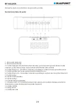 Preview for 22 page of Blaupunkt BT16CLOCK Owner'S Manual