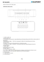 Preview for 80 page of Blaupunkt BT16CLOCK Owner'S Manual