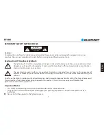 Preview for 3 page of Blaupunkt BT5BK Owner'S Manual