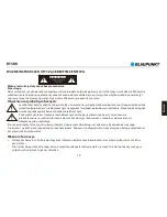 Preview for 21 page of Blaupunkt BT5BK Owner'S Manual