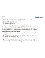 Preview for 22 page of Blaupunkt BT5BK Owner'S Manual