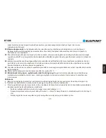 Preview for 25 page of Blaupunkt BT5BK Owner'S Manual