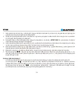 Preview for 36 page of Blaupunkt BT5BK Owner'S Manual