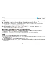 Preview for 38 page of Blaupunkt BT5BK Owner'S Manual