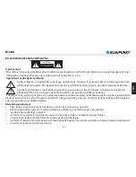 Preview for 43 page of Blaupunkt BT5BK Owner'S Manual