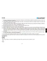 Preview for 49 page of Blaupunkt BT5BK Owner'S Manual