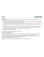 Preview for 56 page of Blaupunkt BT5BK Owner'S Manual