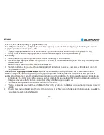 Preview for 60 page of Blaupunkt BT5BK Owner'S Manual