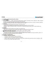 Preview for 72 page of Blaupunkt BT5BK Owner'S Manual