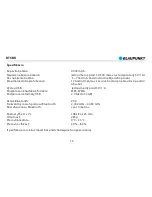 Preview for 80 page of Blaupunkt BT5BK Owner'S Manual