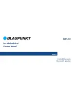 Preview for 1 page of Blaupunkt BTS10 Owner'S Manual