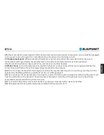 Preview for 9 page of Blaupunkt BTS10 Owner'S Manual