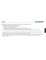 Preview for 35 page of Blaupunkt BTS10 Owner'S Manual