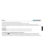 Preview for 55 page of Blaupunkt BTS10 Owner'S Manual