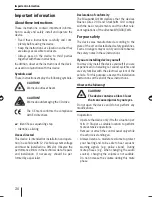 Preview for 20 page of Blaupunkt Buenos Aires 200 Operating And Installation Instructions