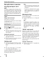 Preview for 22 page of Blaupunkt Buenos Aires 200 Operating And Installation Instructions