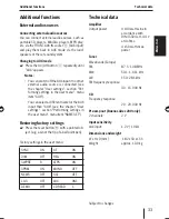 Preview for 33 page of Blaupunkt Buenos Aires 200 Operating And Installation Instructions