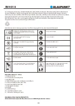 Preview for 46 page of Blaupunkt BV4010 Owner'S Manual