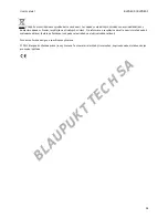 Предварительный просмотр 54 страницы Blaupunkt BWR-400 User Manual