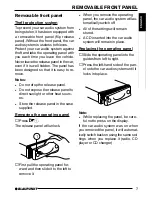 Предварительный просмотр 7 страницы Blaupunkt Casablanca CD50 Operating Instructions Manual