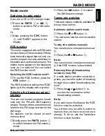 Preview for 10 page of Blaupunkt Casablanca CD51 Operating Instructions Manual