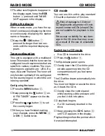 Preview for 13 page of Blaupunkt Casablanca CD51 Operating Instructions Manual