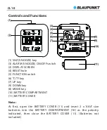 Предварительный просмотр 27 страницы Blaupunkt CL 10 Instruction Manual