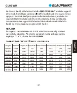 Preview for 43 page of Blaupunkt CL02WH Owner'S Manual