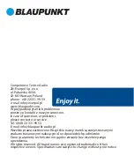 Preview for 56 page of Blaupunkt CL02WH Owner'S Manual