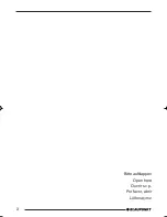 Preview for 2 page of Blaupunkt CLX 01 Operating Instructions Manual