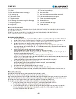 Предварительный просмотр 49 страницы Blaupunkt CMP301 Owner'S Manual