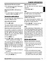 Preview for 14 page of Blaupunkt COACH CRC 41 Operating Instructions Manual