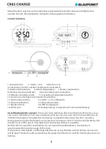 Preview for 6 page of Blaupunkt CR85 CHARGE Owner'S Manual