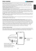 Preview for 19 page of Blaupunkt CR85 CHARGE Owner'S Manual