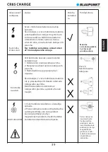 Preview for 41 page of Blaupunkt CR85 CHARGE Owner'S Manual