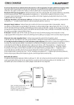 Preview for 108 page of Blaupunkt CR85 CHARGE Owner'S Manual