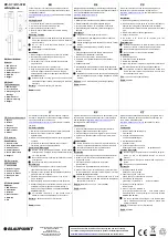 Blaupunkt DC-S1 Quick Start Manual preview