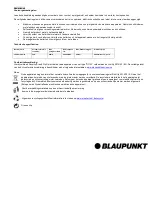 Preview for 6 page of Blaupunkt DC-S1 Quick Start Manual