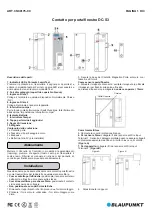 Предварительный просмотр 1 страницы Blaupunkt DC-S3 Quick Start Manual