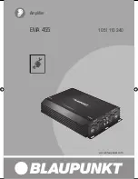 Blaupunkt EMA 455 Operating Instructions Manual предпросмотр