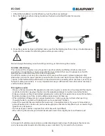 Предварительный просмотр 7 страницы Blaupunkt ESC505 Owner'S Manual