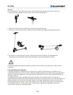 Предварительный просмотр 16 страницы Blaupunkt ESC505 Owner'S Manual